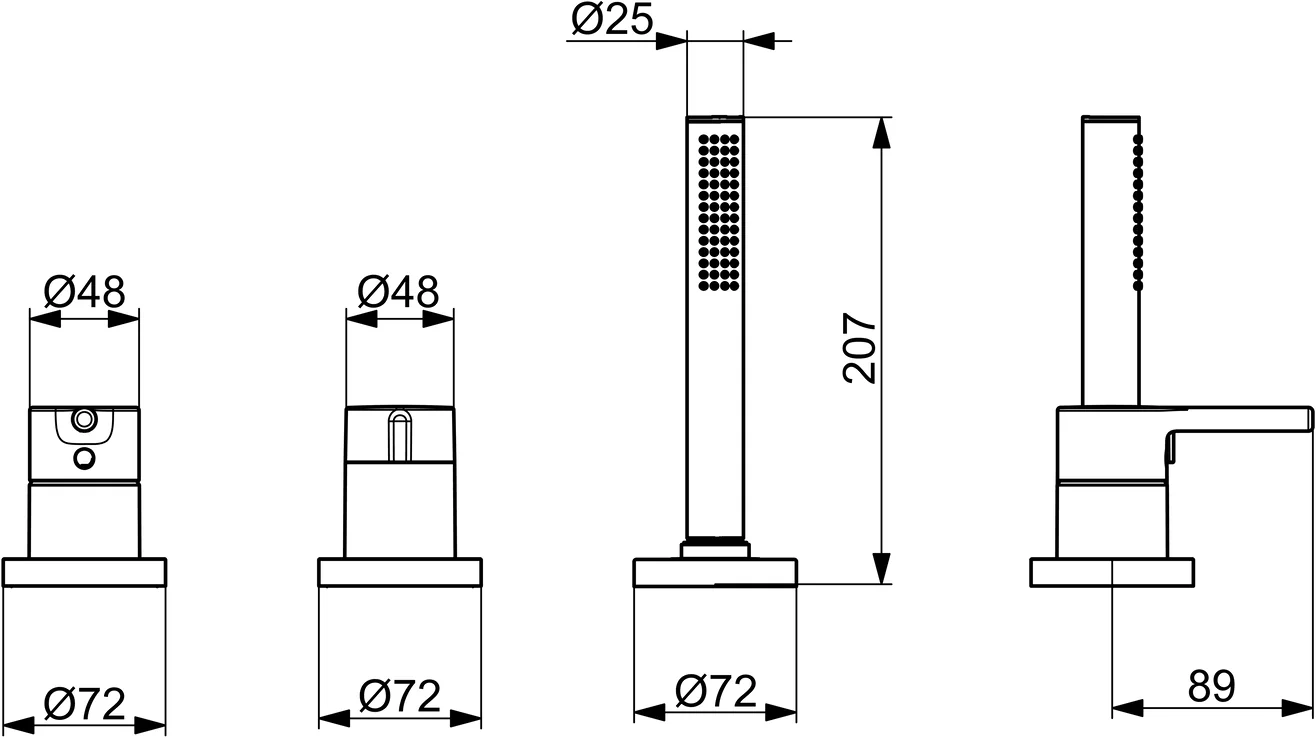 HansaVANTIS Style Wannenarmatur EHM FM-Set f. Wafü/Br. HansaVANTIS Style 5470 Ros. rund 1-strahlig chr HansaVANTIS Style Wannenarmatur EHM FM-Set f. Wafü/Br. HansaVANTIS Style 5470 Ros. rund 1-strahlig chr