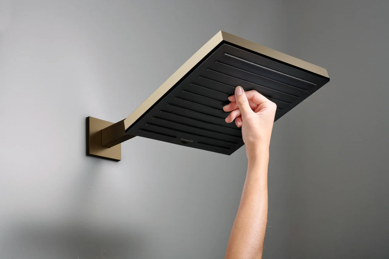 Hansgrohe Pulsify E Kopfbrause 260x260 mm Brushed Bronze PowderRain 11,7 l/min Hansgrohe Pulsify E Kopfbrause 260x260 mm Brushed Bronze PowderRain 11,7 l/min