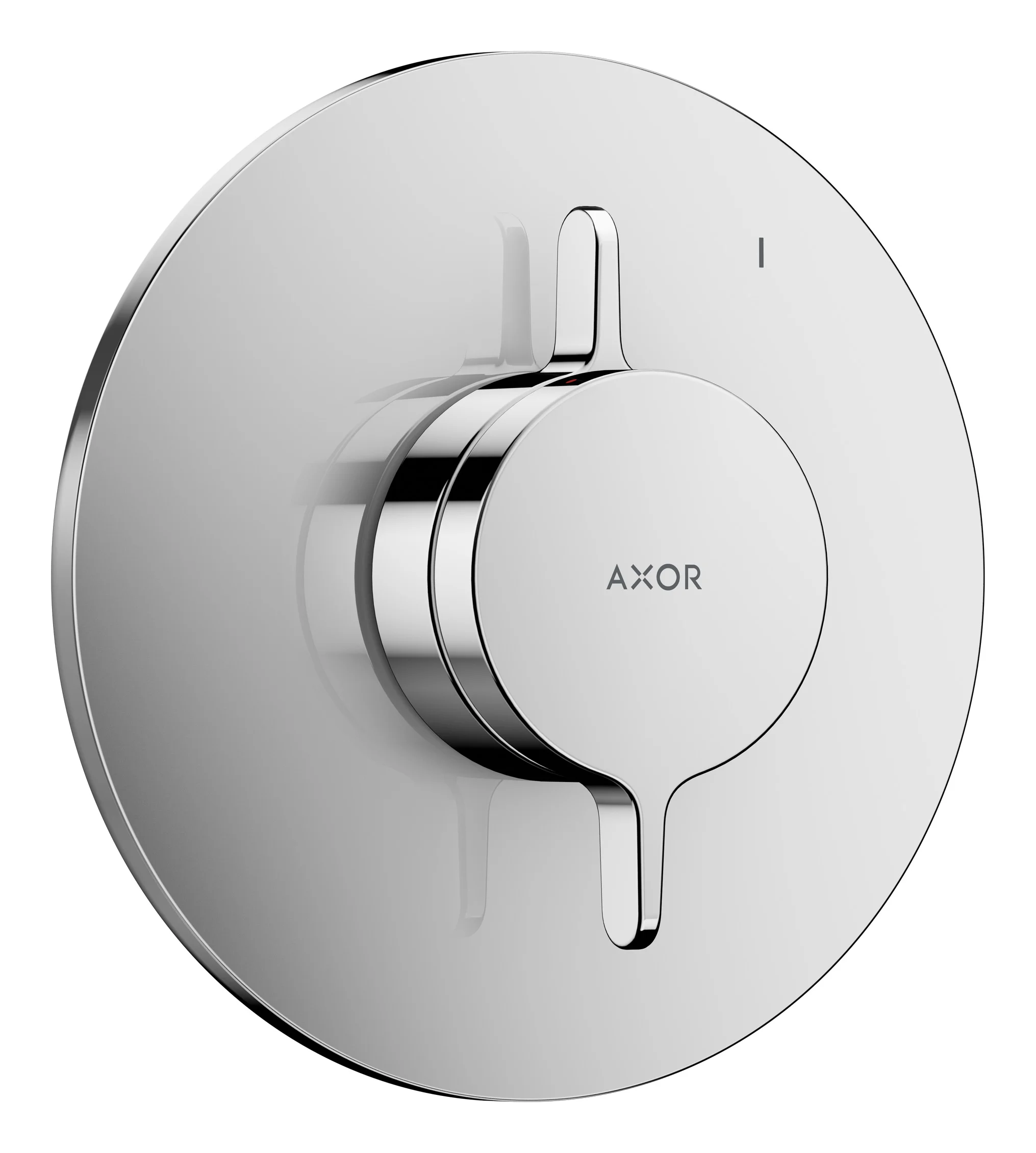 Hansgrohe AXOR One Mischer Unterputz, Chrom, 1 Verbraucher, flache Rosette, max. Durchflussmenge 29,5 l/min bei 3 bar, Geräuschgruppe I, Durchflussklasse B