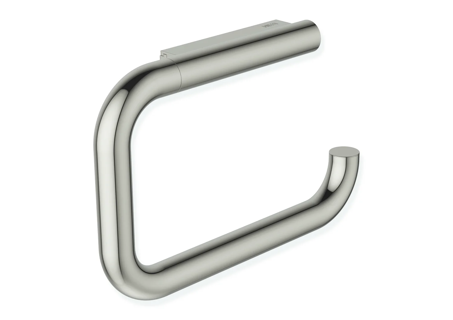 HEWI WC-Papierhalter Serie 480, PVD nickel glänzend, 158 mm breit, 105 mm hoch, Durchmesser 15 mm