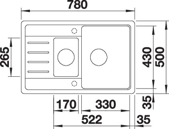 BLANCO LEGRA 6 S Compact