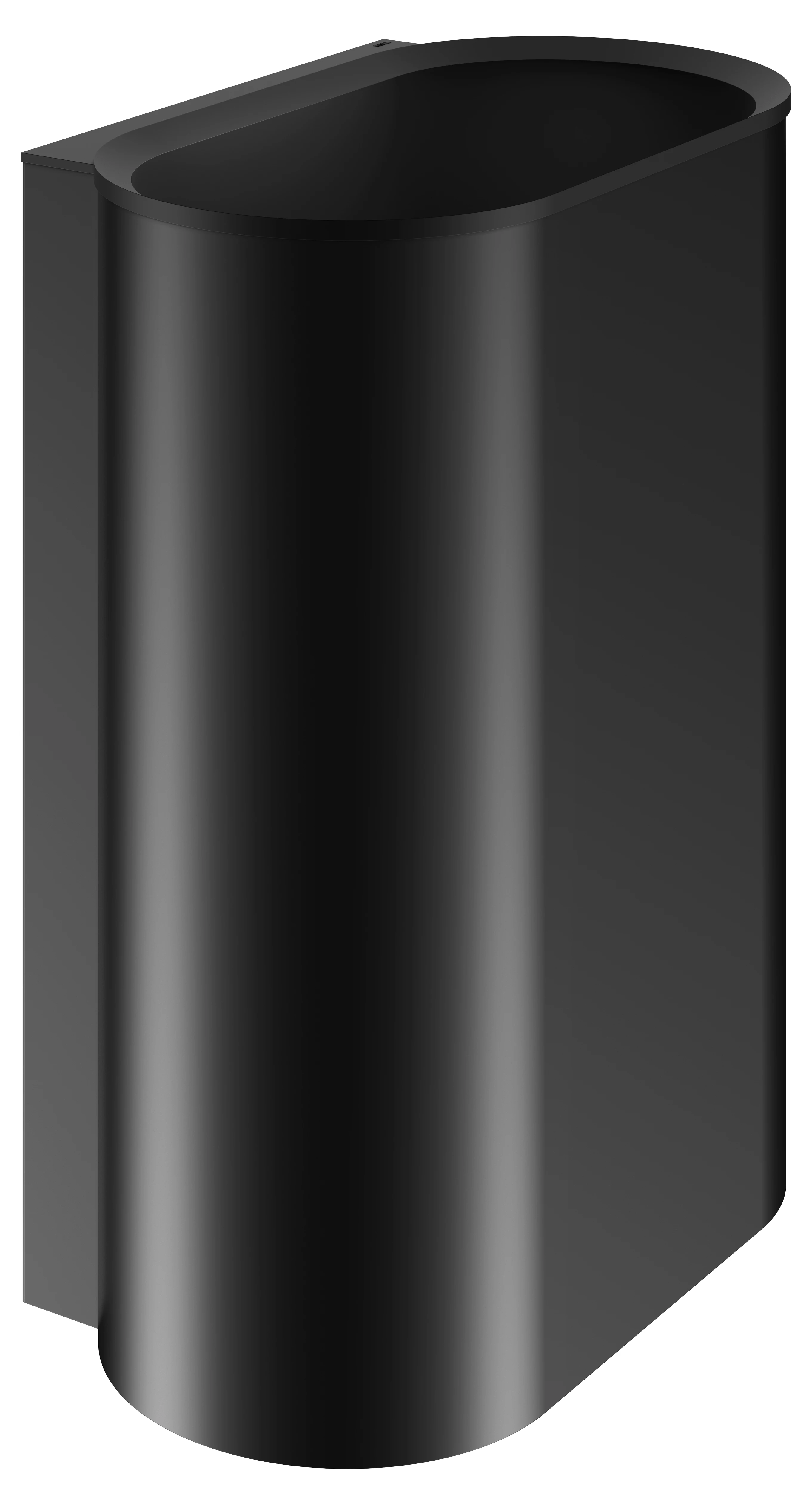 Plan Abfallsammler wandhängend schwarz matt Plan Abfallsammler wandhängend schwarz matt