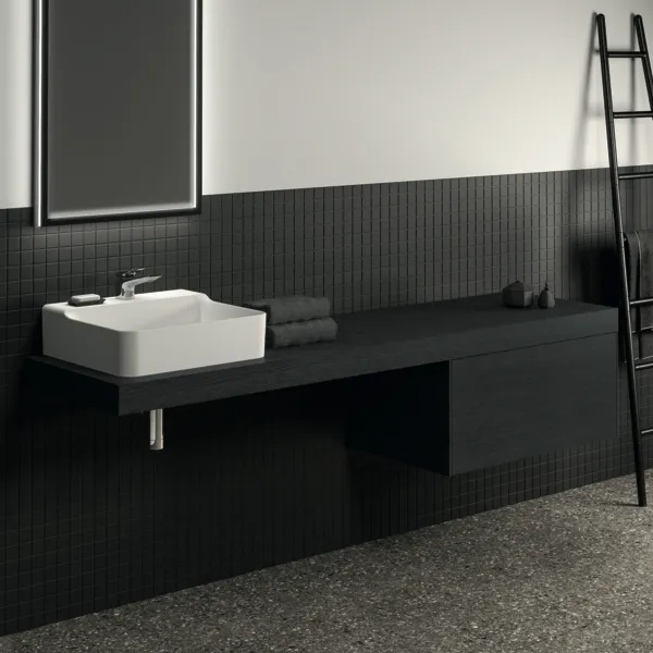Ideal Standard Konsole Conca, Eiche geflammt, 2000x505x80 mm