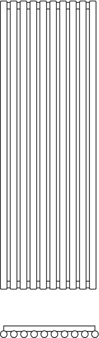 Kermi Design-Heizkörper „Pio®“ einlagig 80,4 × 120 cm in Farbkonzept Kermi Design-Heizkörper „Pio®“ einlagig 80,4 × 120 cm in Farbkonzept