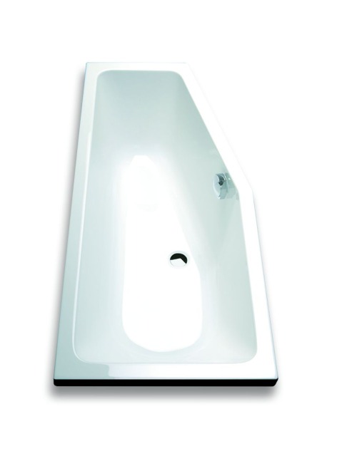 Hoesch Badewanne „Combi“ trapez 160 × 70 cm, links in 