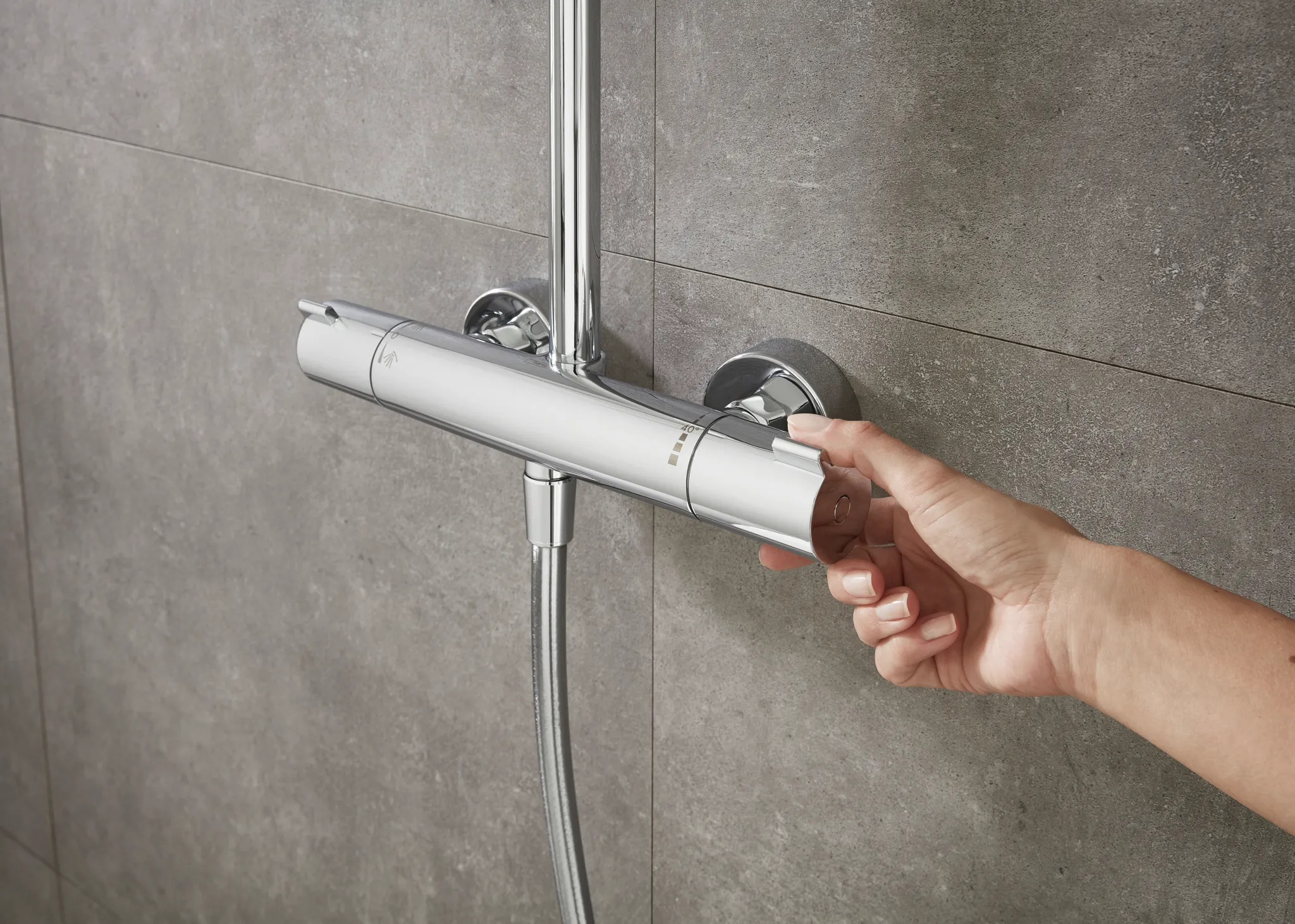 Showerpipe Crometta E 240 chrom Showerpipe Crometta E 240 chrom