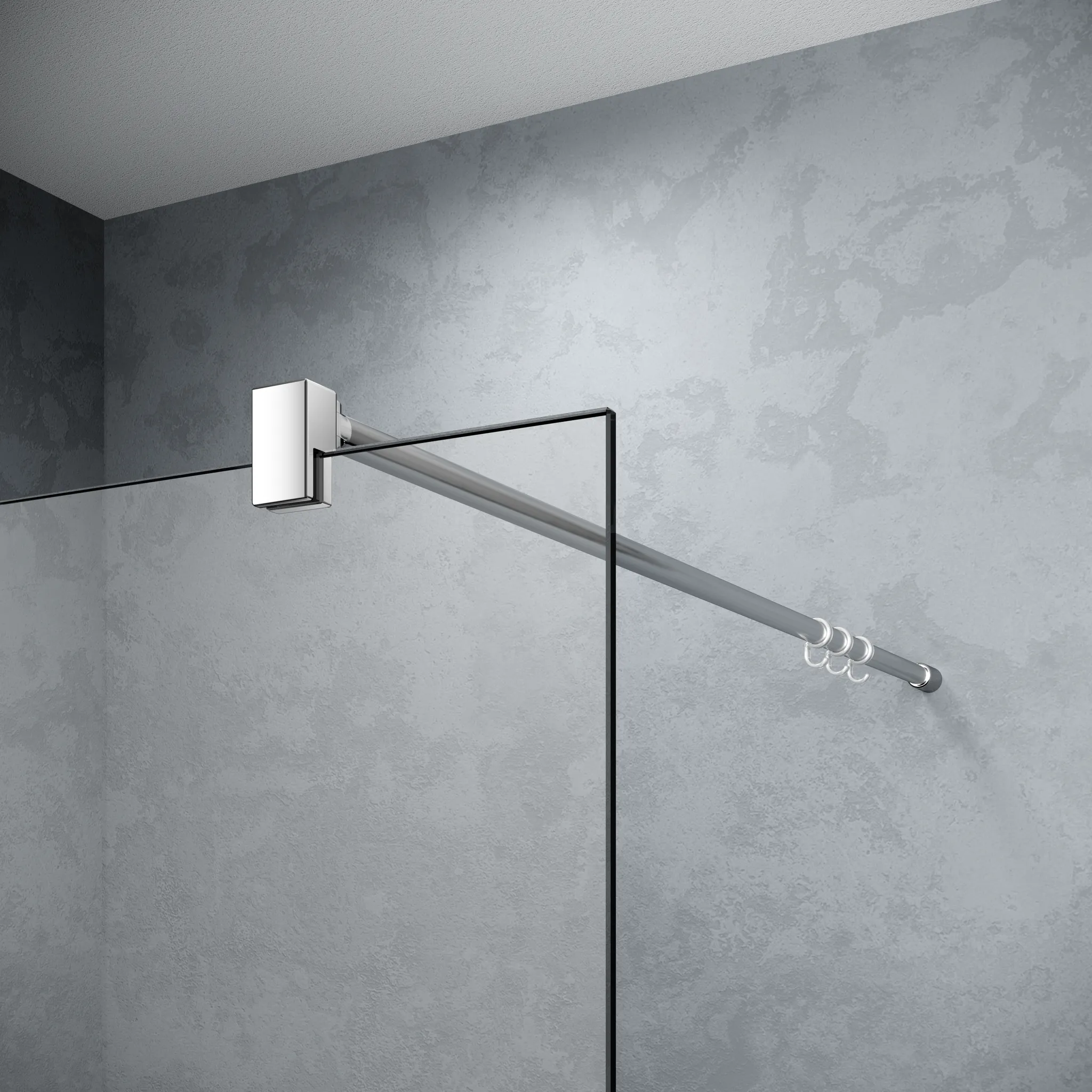 Kermi Duschdesign Walk-In-Duschkabine „WALK-IN XB“ Glas Klar, Profile Silber Mattglanz, BV: 780 - 800 mm WE: 785 - 805 mm H: 2000 mm Kermi Duschdesign Walk-In-Duschkabine „WALK-IN XB“ Glas Klar, Profile Silber Mattglanz, BV: 780 - 800 mm WE: 785 - 805 mm H: 2000 mm