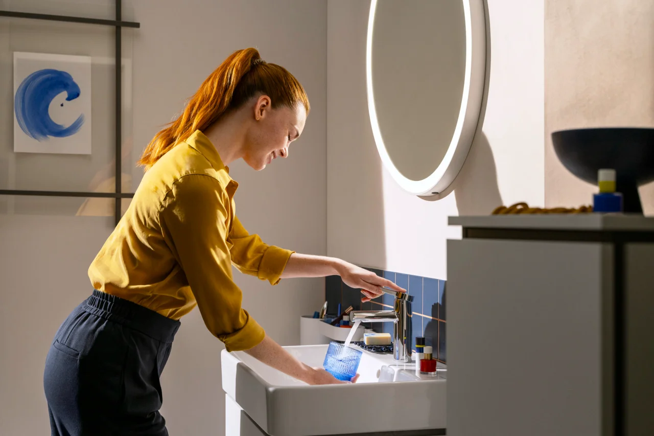 Hansgrohe Zesis S Einhebel-Waschtischmischer 100 CoolStart, Chrom, Ausladung 115 mm, Auslaufhöhe 104 mm