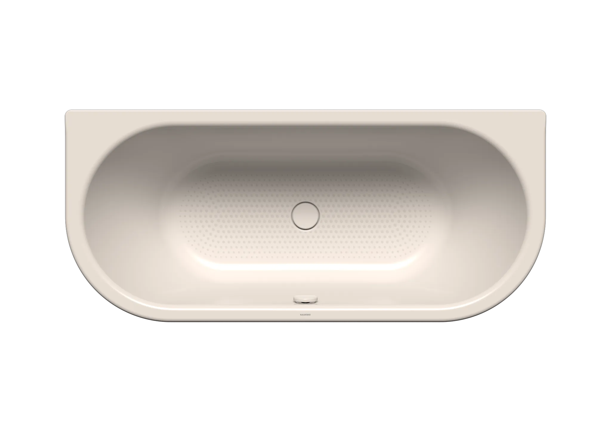 Kaldewei Badewanne „Centro Duo 2“ vorwand 170 × 75 cm, mit Grifflochbohrungen mit Überlaufbohrung, in pergamon
