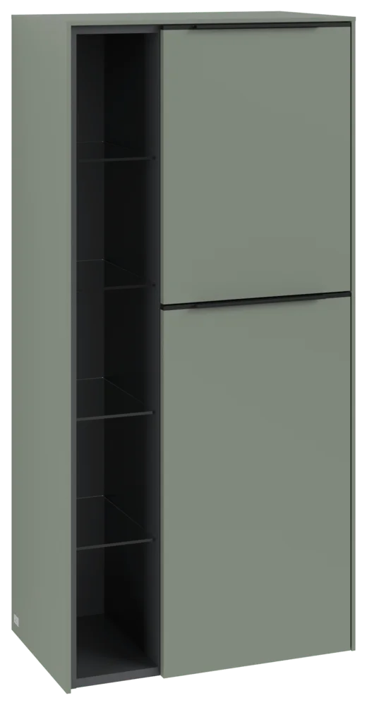 Villeroy & Boch Subway 3.0 Mittelschrank C59901, 574x1200x362mm, 2 Türen, Anschlag rechts, Soft Green