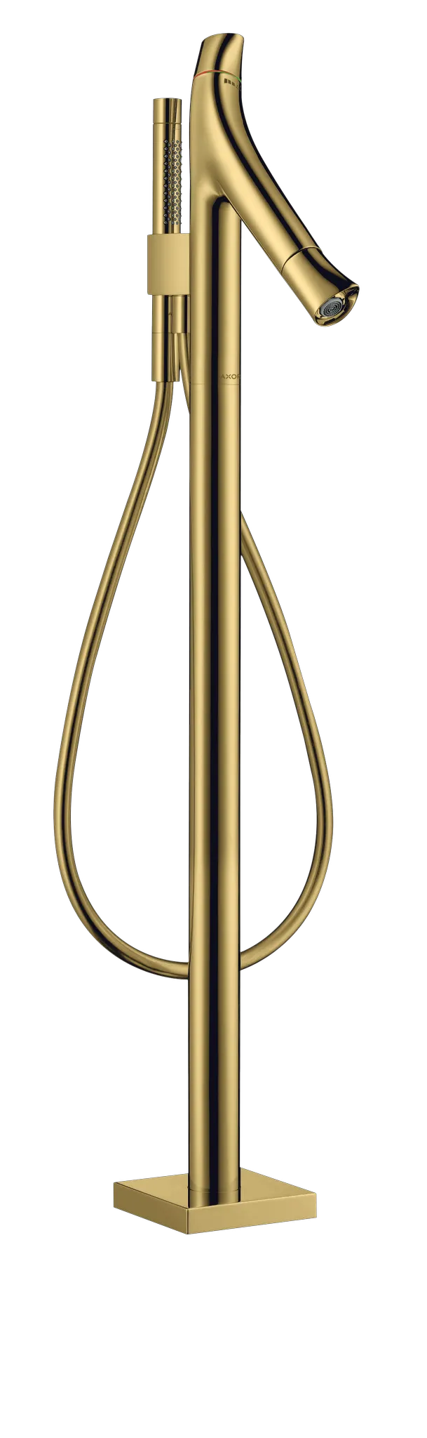 Hansgrohe AXOR Starck Organic Wannenthermostat bodenstehend, Polished Gold Optic