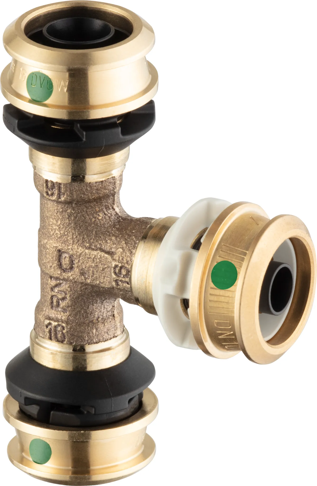 Viega „Raxofix“ T-Stück 16 mm × DN 10 × 16 mm Viega „Raxofix“ T-Stück 16 mm × DN 10 × 16 mm