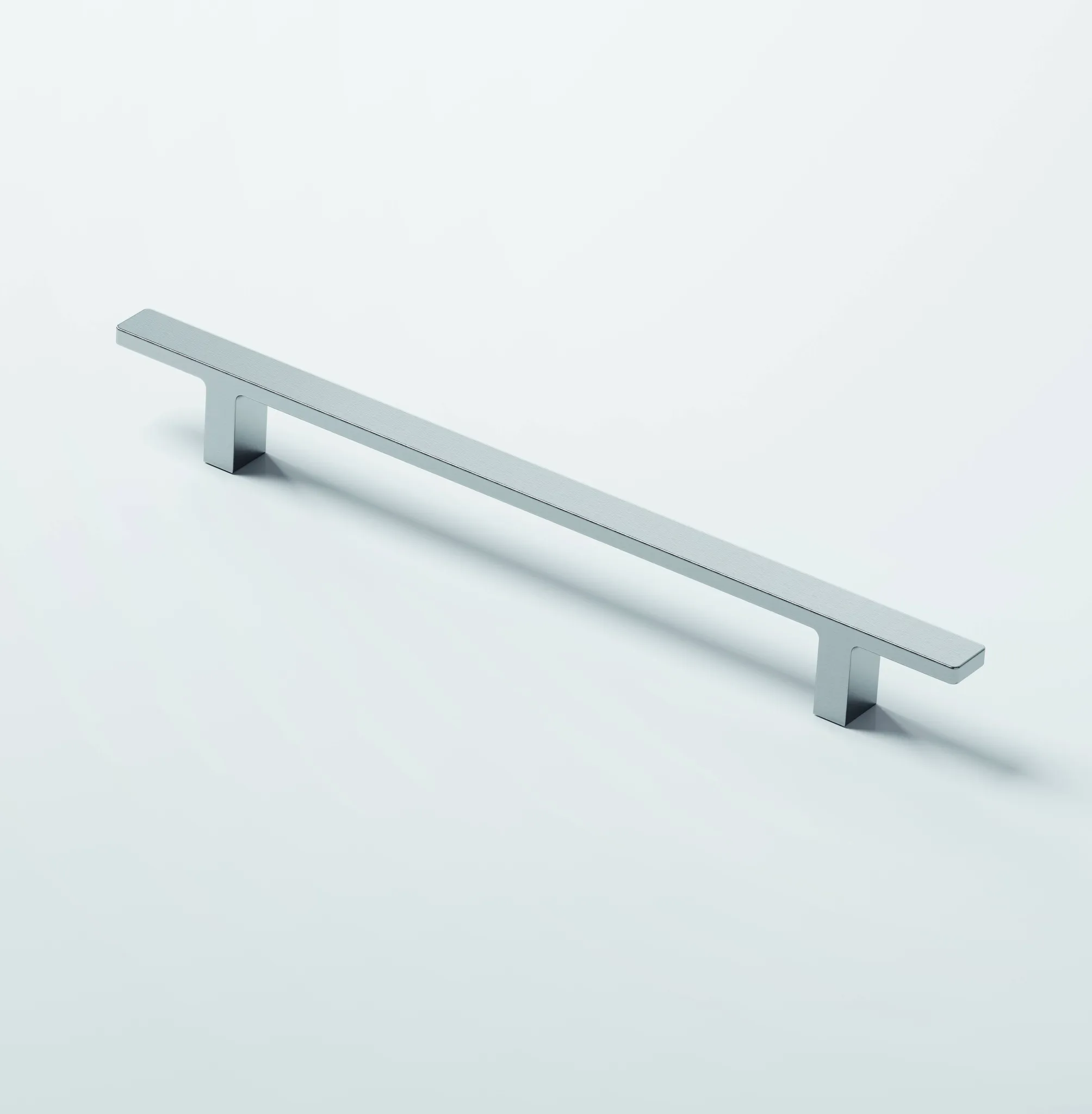 Griff G0256 von burgbad - Edelstahl-Optik, Bohrabstand 160 mm, Breite 219 mm