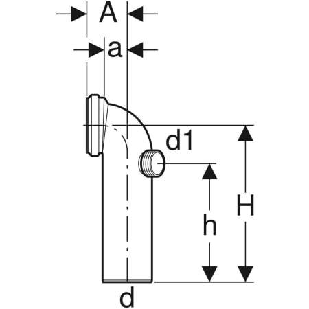 Geberit Anschlussbogen Geberit Anschlussbogen