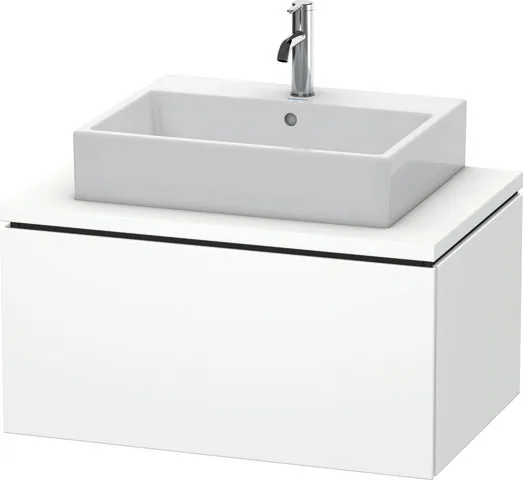 Duravit Waschtischunterschrank wandhängend „L-Cube“ 82 × 40 × 54,7 cm Weiß Matt Duravit Waschtischunterschrank wandhängend „L-Cube“ 82 × 40 × 54,7 cm Weiß Matt