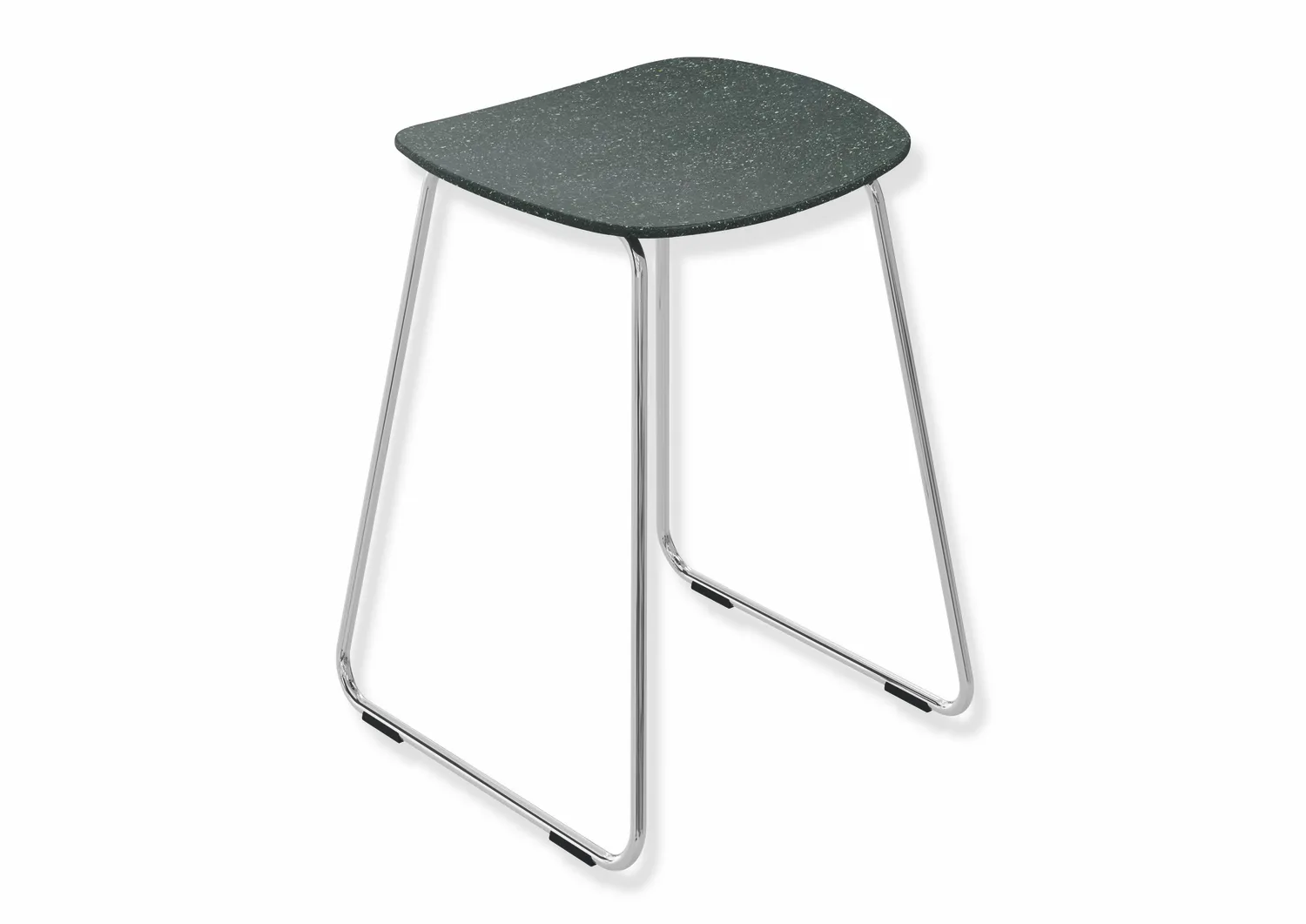 Duschhocker, Gestell verchromt, Sitzfläche aus hochwertigem PIR Kunststoff (Post-Industrial-Recycling), Höhe 497 mm, Breite 370 mm, Sitzhöhe 480 mm, Sitzfläche 370 mm breit, in Farbe JH (Waldgrün) Duschhocker, Gestell verchromt, Sitzfläche aus hochwertigem PIR Kunststoff (Post-Industrial-Recycling), Höhe 497 mm, Breite 370 mm, Sitzhöhe 480 mm, Sitzfläche 370 mm breit, in Farbe JH (Waldgrün)