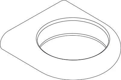 HG Abdeckung Axor Logo für Halteelement chrom ( )