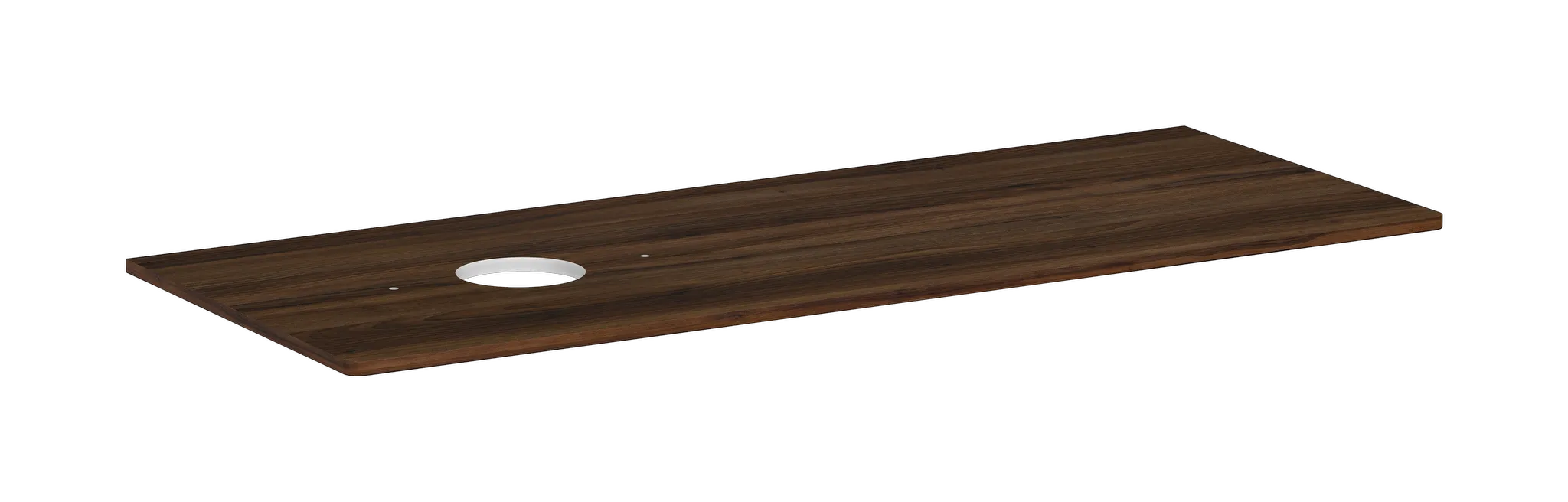 Hansgrohe Xelu Q Konsole, Nussbaum Dunkel, 1360x540 mm, 1 Beckenausschnitt links, Wandmontage Hansgrohe Xelu Q Konsole, Nussbaum Dunkel, 1360x540 mm, 1 Beckenausschnitt links, Wandmontage