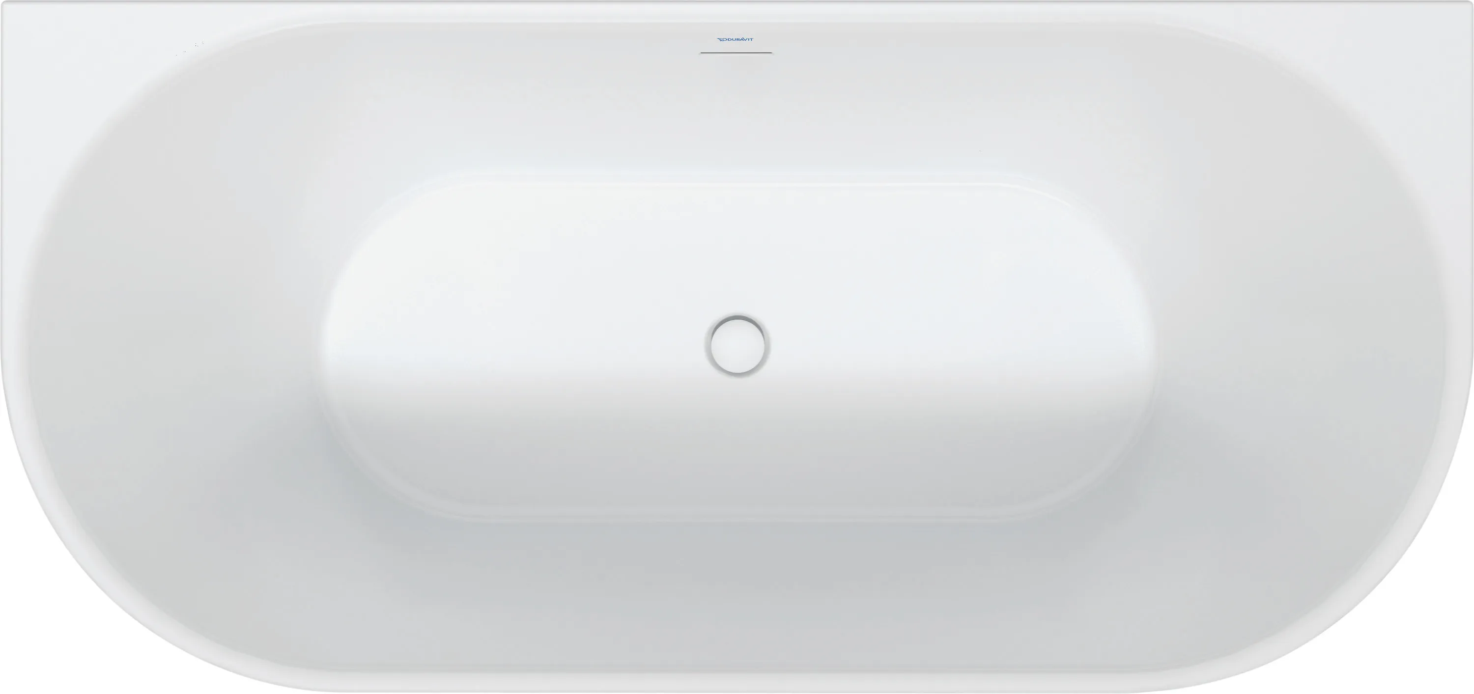 Duravit Badewanne „DuraSenja“ vorwand oval 150 × 75 cm, mittig