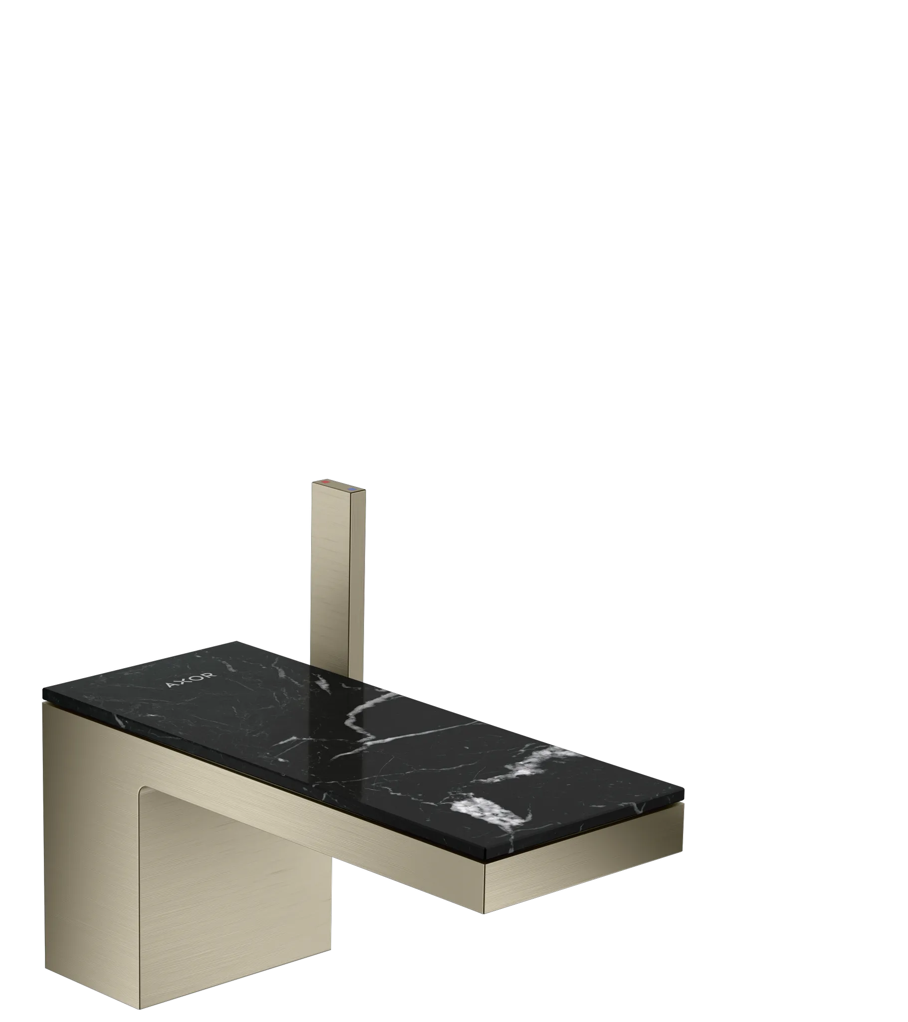 Hansgrohe AXOR MyEdition Mischer Platte 200 Marmor Nero Marquina Hansgrohe AXOR MyEdition Mischer Platte 200 Marmor Nero Marquina