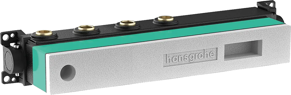 Hansgrohe RainSelect Mischer Grundkörper für 2 Verbraucher, Rp ¾, DN15/DN20, horizontal, schallentkop. Hansgrohe RainSelect Mischer Grundkörper für 2 Verbraucher, Rp ¾, DN15/DN20, horizontal, schallentkop.