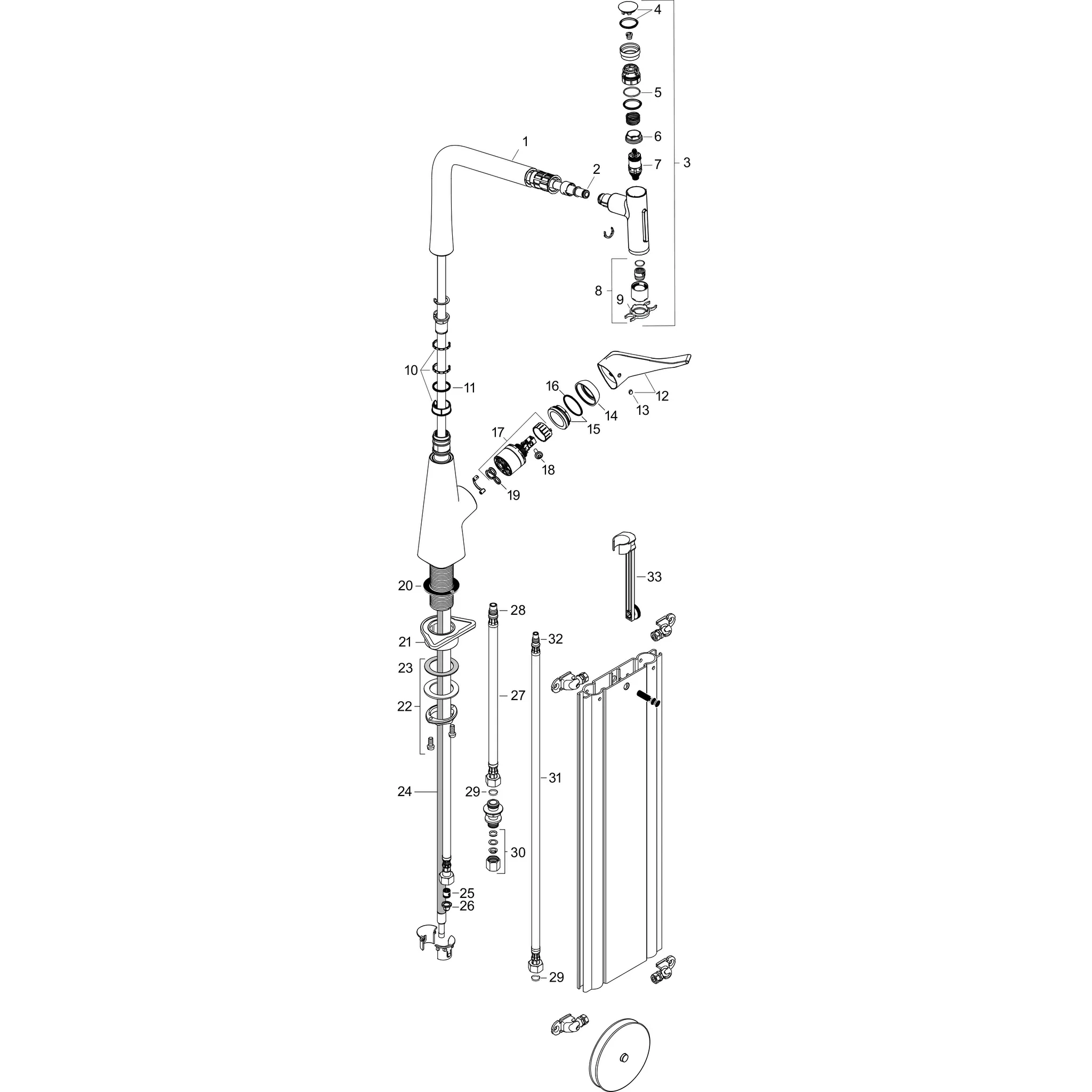 Hansgrohe Mischer M7 Metris Select M71 Einhebel-Küchenmischer 320, Ausziehbrause, 2jet, sBox, Chrom Hansgrohe Mischer M7 Metris Select M71 Einhebel-Küchenmischer 320, Ausziehbrause, 2jet, sBox, Chrom
