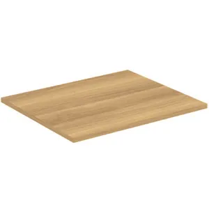 Waschtischplatte i.life B ohne Ausschnitt 602x506x18mm Weiß matt