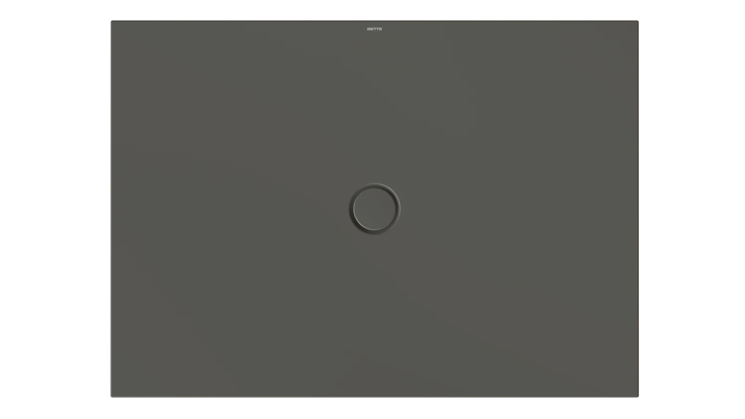 Bette rechteck Duschwanne „BetteFloor“ 1400 × 1000 mm ohne Oberflächenbeschichtung, mit BetteGlasur Plus, ohne Wannenträger, in Anthracite