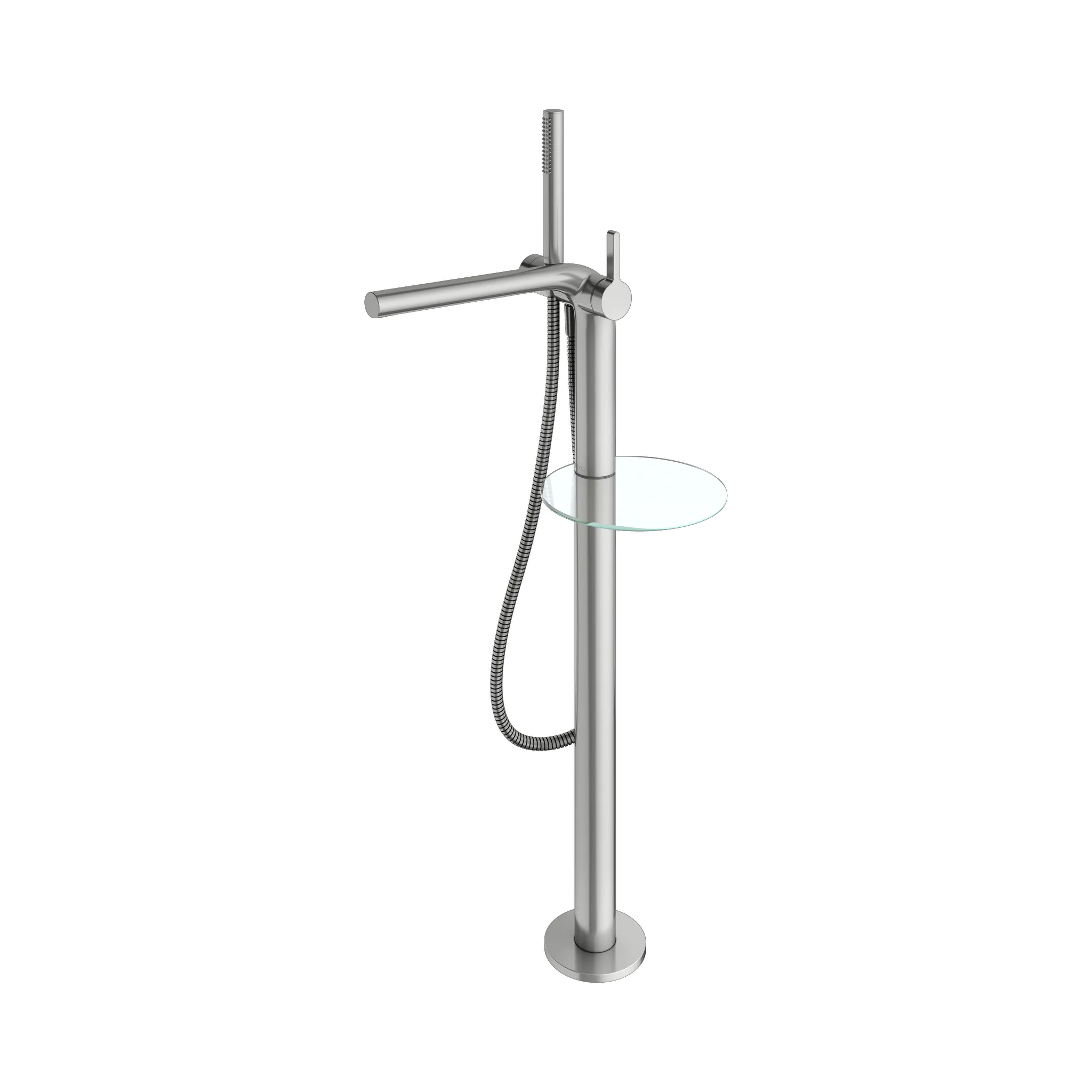 KEUCO EDITION 400 Einhebel-Wannenmischer bodenstehend Edelstahl-finish