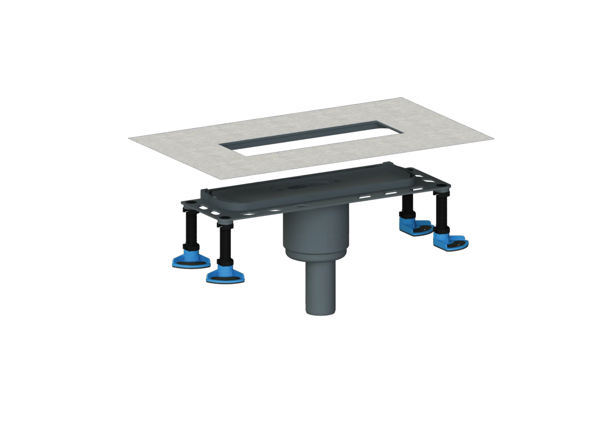 Ablaufgehäuse DallFlex senkrecht, DN 50