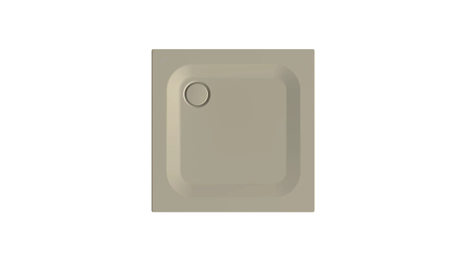 Bette quadrat Duschwanne „BetteUltra“ 850 × 850 mm ohne Oberflächenbeschichtung, ohne Oberflächenveredelung, ohne Wannenträger, in Cashmere