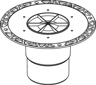 TECEdrainpoint S Ablauf DN 100 senkrecht mit Seal System Univ.fl.