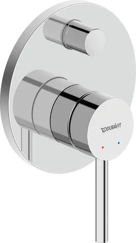 Duravit Einhand-Unterputz-Armatur „Circle“ in Chrom Duravit Einhand-Unterputz-Armatur „Circle“ in Chrom