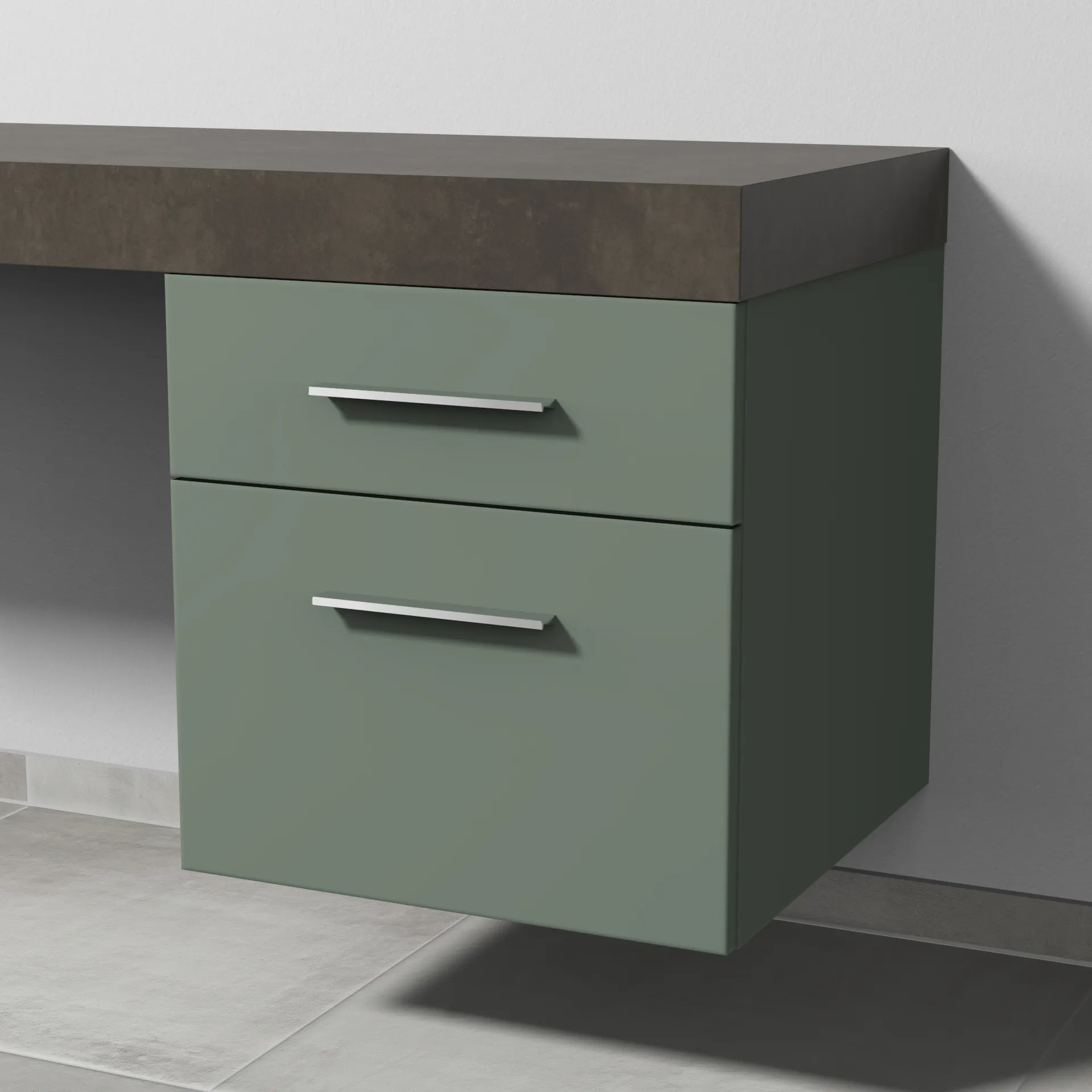 Sanipa Unterschrank „2morrow“ 500 × 510 × 520 mm in Soft-Green
