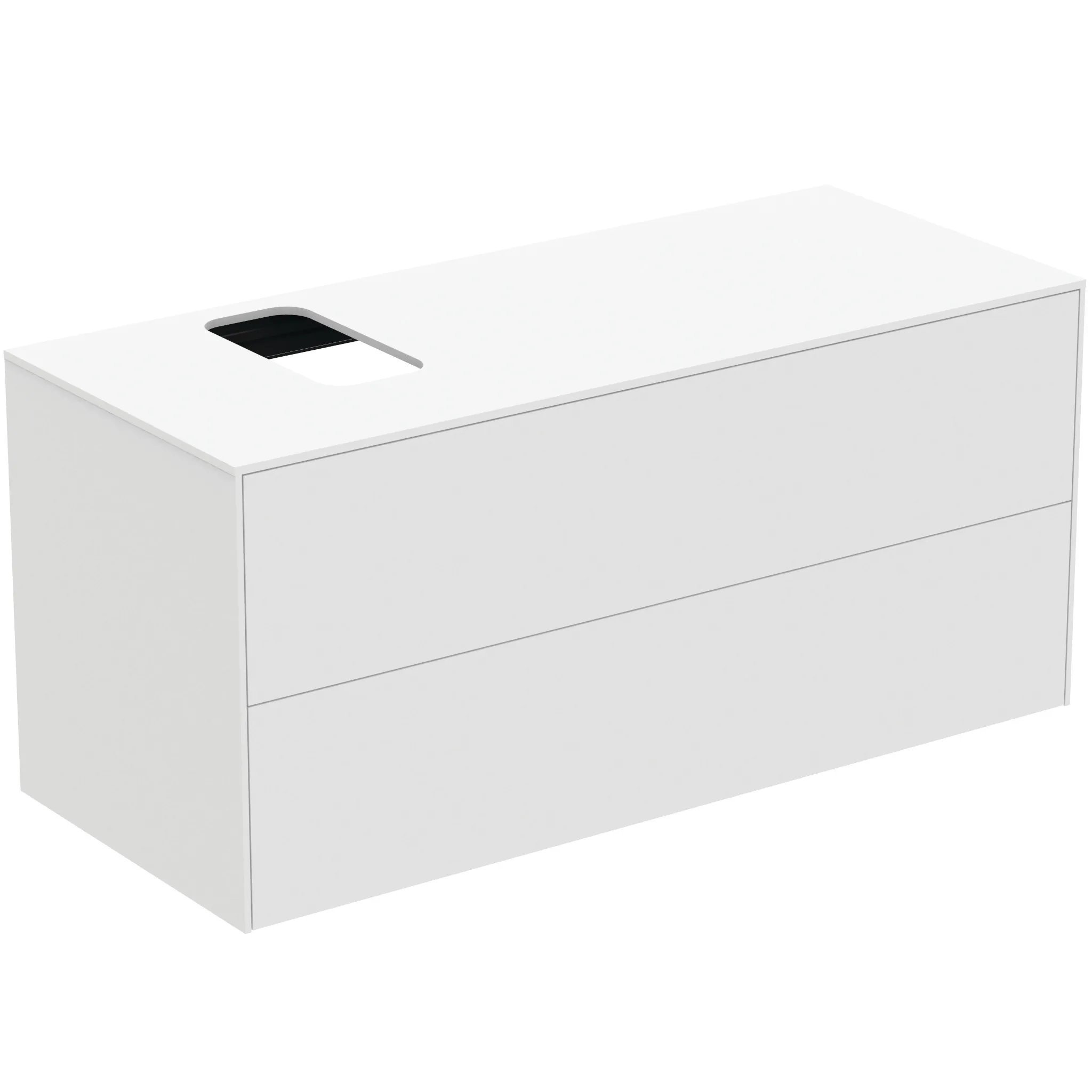 Ideal Standard Waschtischunterschrank Conca, 2 Auszüge, Weiß Ideal Standard Waschtischunterschrank Conca, 2 Auszüge, Weiß