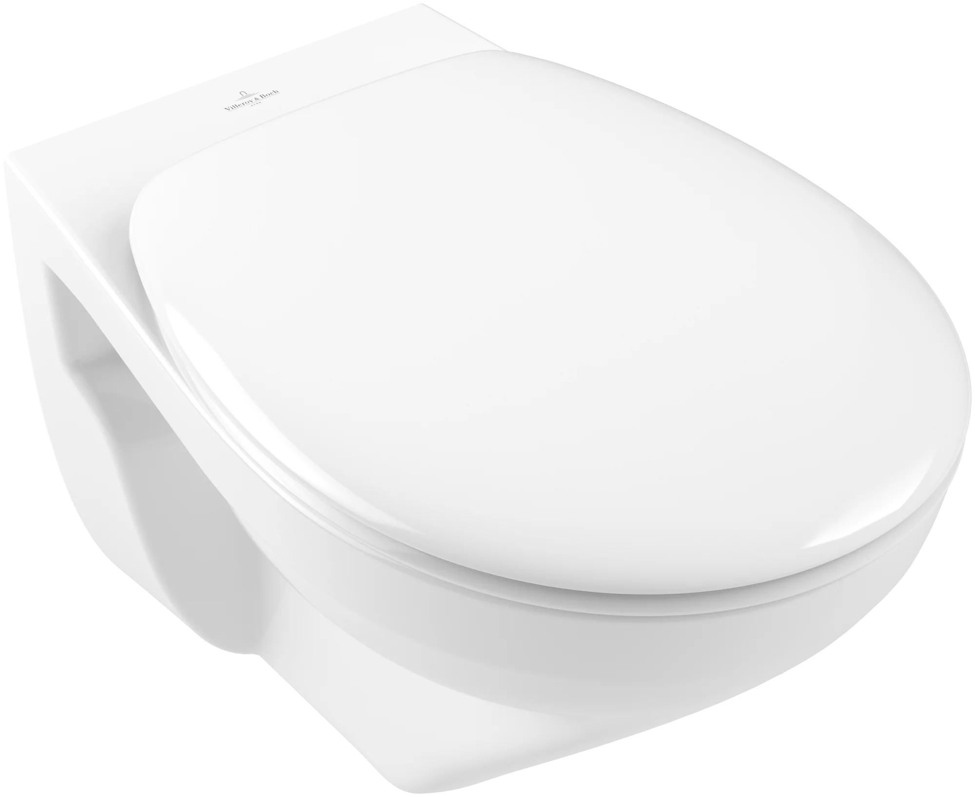 Villeroy & Boch O.novo Tiefspül-WC spülrandlos 7682R0, Oval, wandhängend, Weiß Alpin Villeroy & Boch O.novo Tiefspül-WC spülrandlos 7682R0, Oval, wandhängend, Weiß Alpin