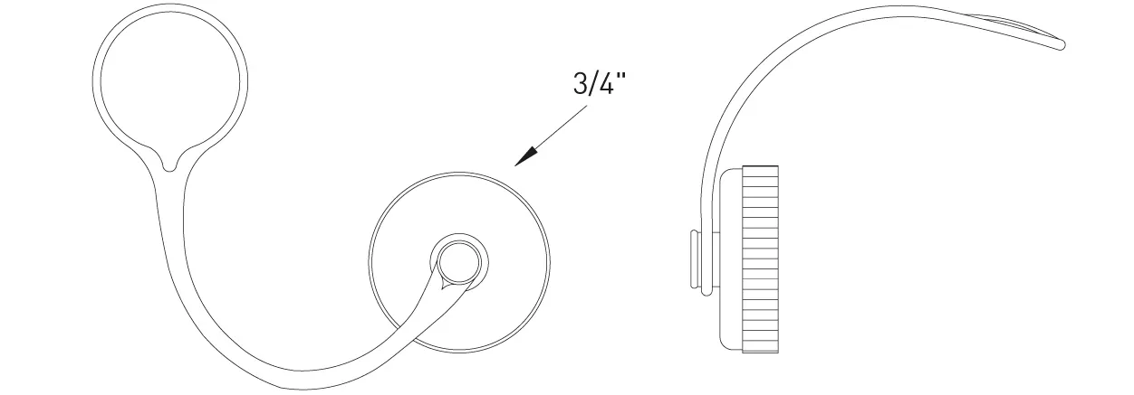 ASW HG-TEC Kappe zu Kugel-KFE-Ventil 3/4" Messing roh