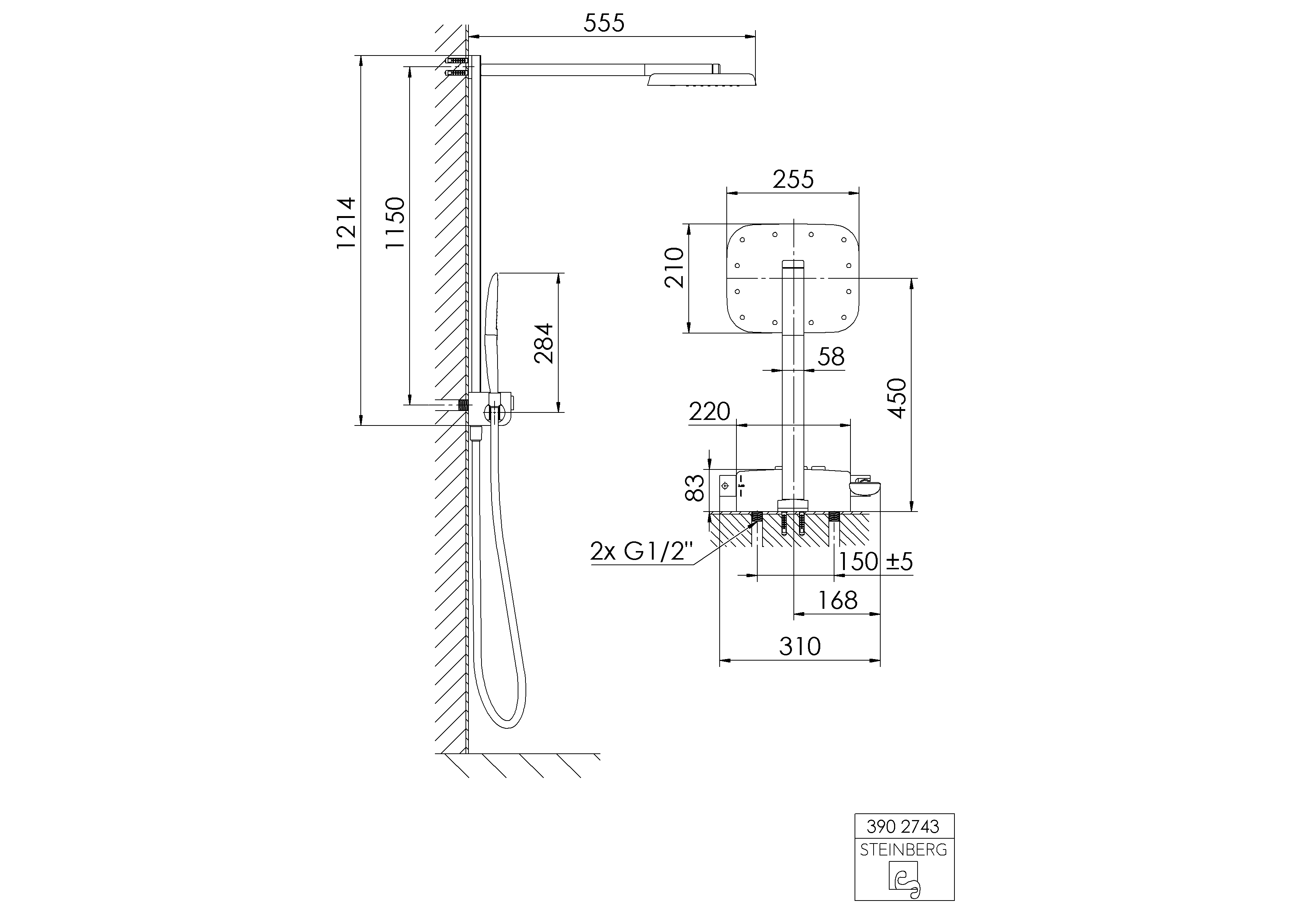 Steinberg Serie 390 Brauseset Steinberg Serie 390 Brauseset