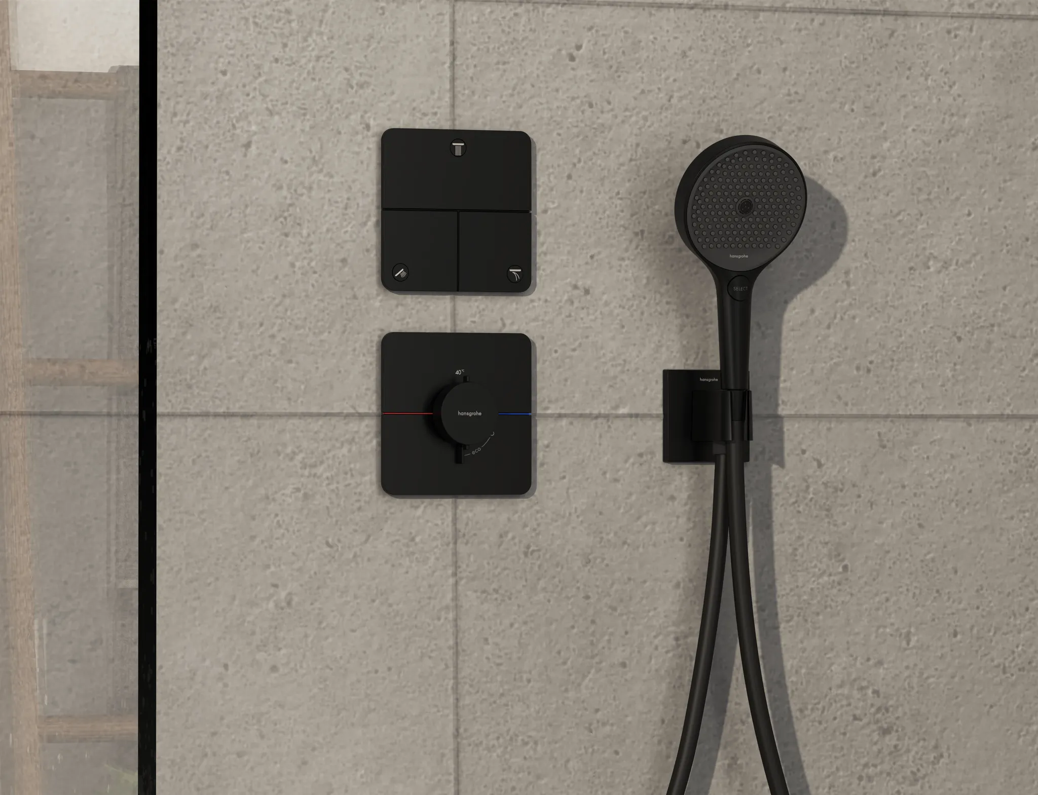 ShowerSelect Comfort Q Ventil Unterputz für 3 Verbraucher Chrom ShowerSelect Comfort Q Ventil Unterputz für 3 Verbraucher Chrom