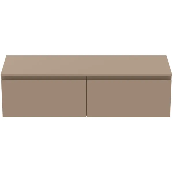Ideal Standard Waschtischunterschrank „Finesse“ 140,2 × 37,8 × 50,5 cm Greige matt