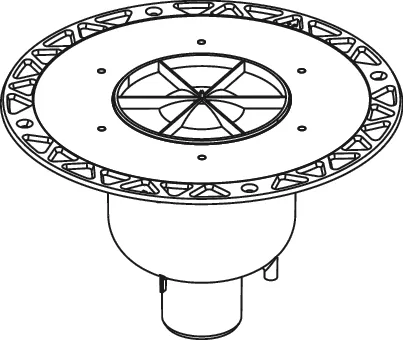 TECEdrainpoint S Ablauf DN 50 senkrecht mit Seal System Univ.fl.