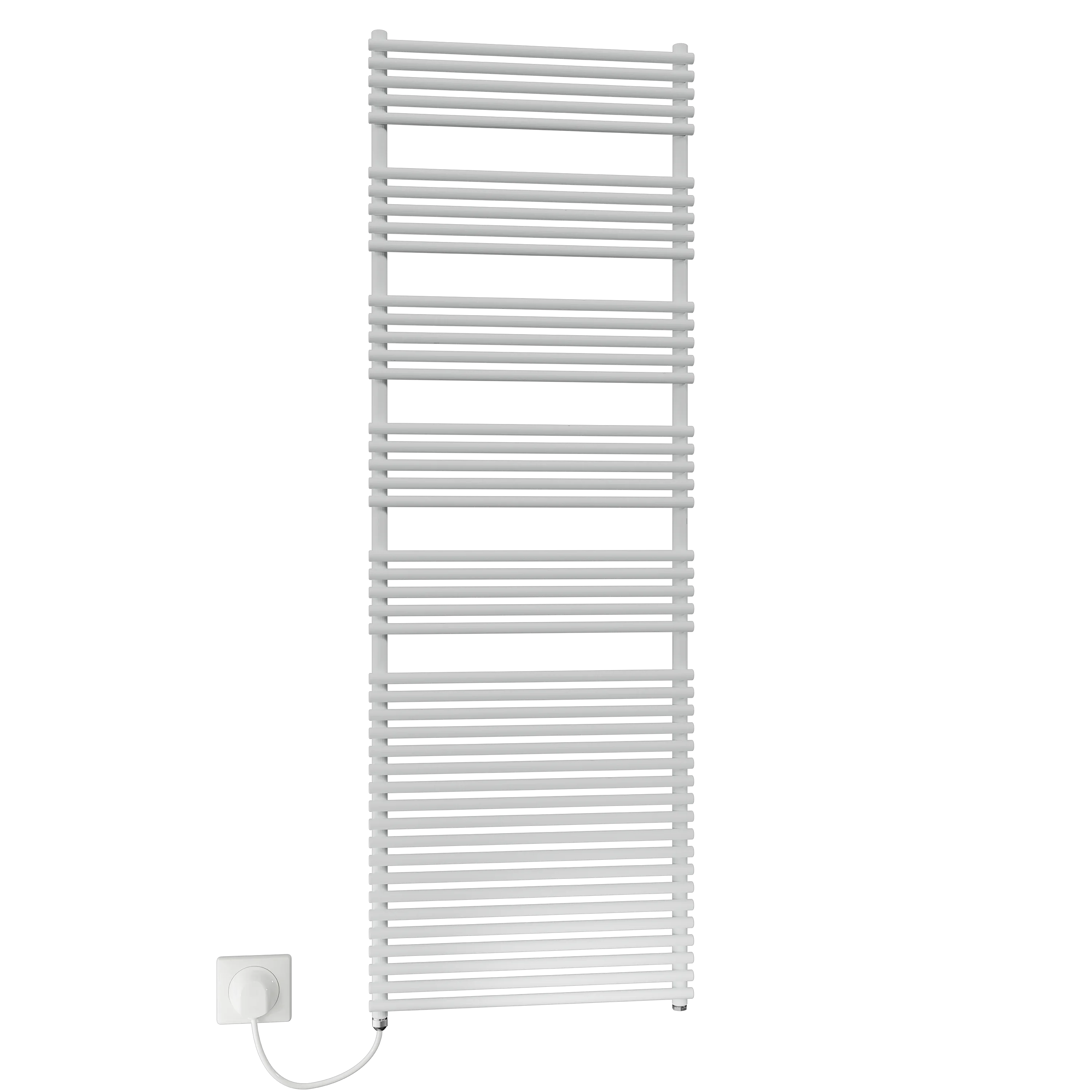 Arbonia Design-Elektroheizkörper „Bagnotherm® Watt“ 45 × 120 cm in glanzsilber Metallic