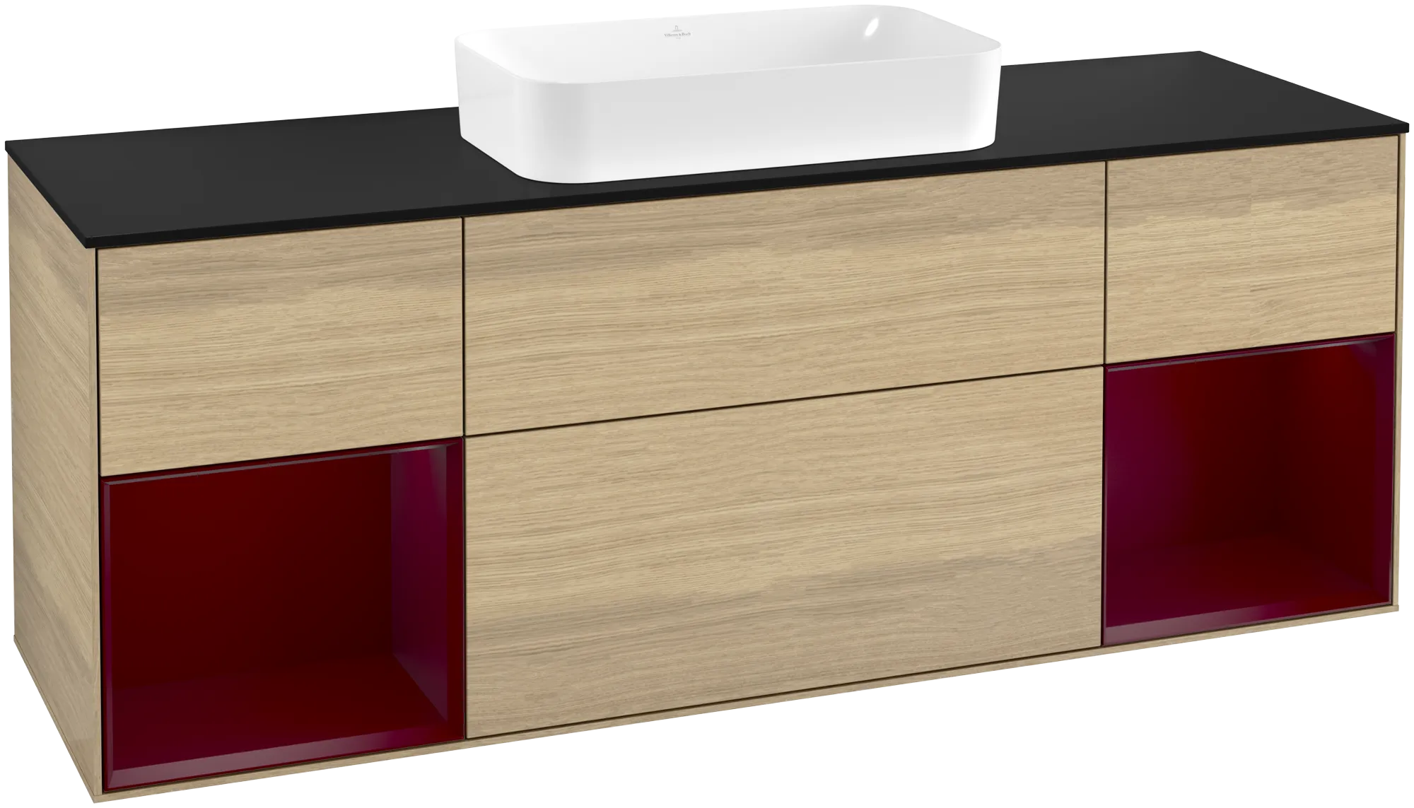 Villeroy & Boch Finion Waschbeckenunterschrank G33, 1600x603x501mm, mit Beleuchtung