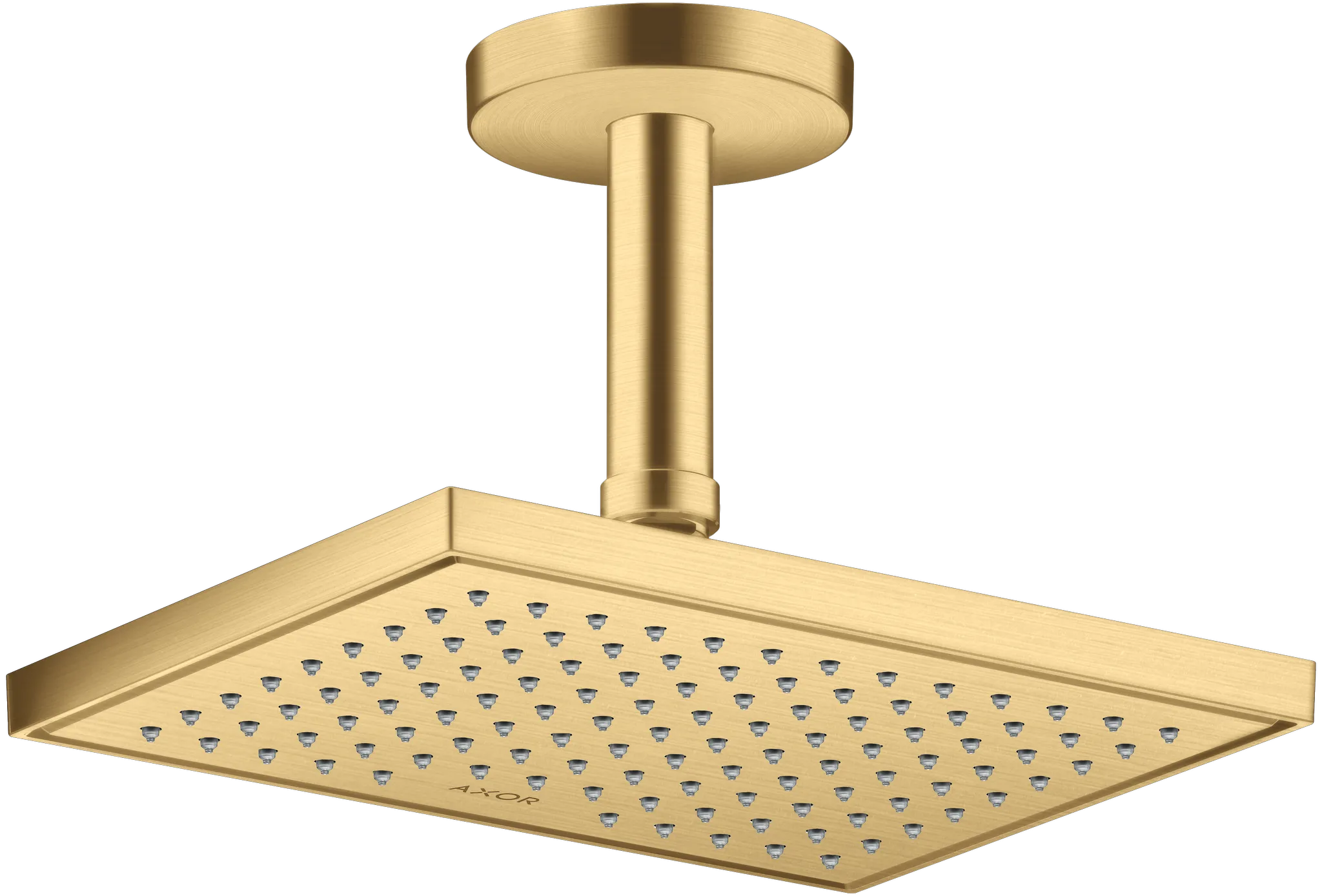 Hansgrohe AXOR ShowerSolutions Kopfbrause 245⁄185 1jet EcoSmart+ Brushed Gold Optic