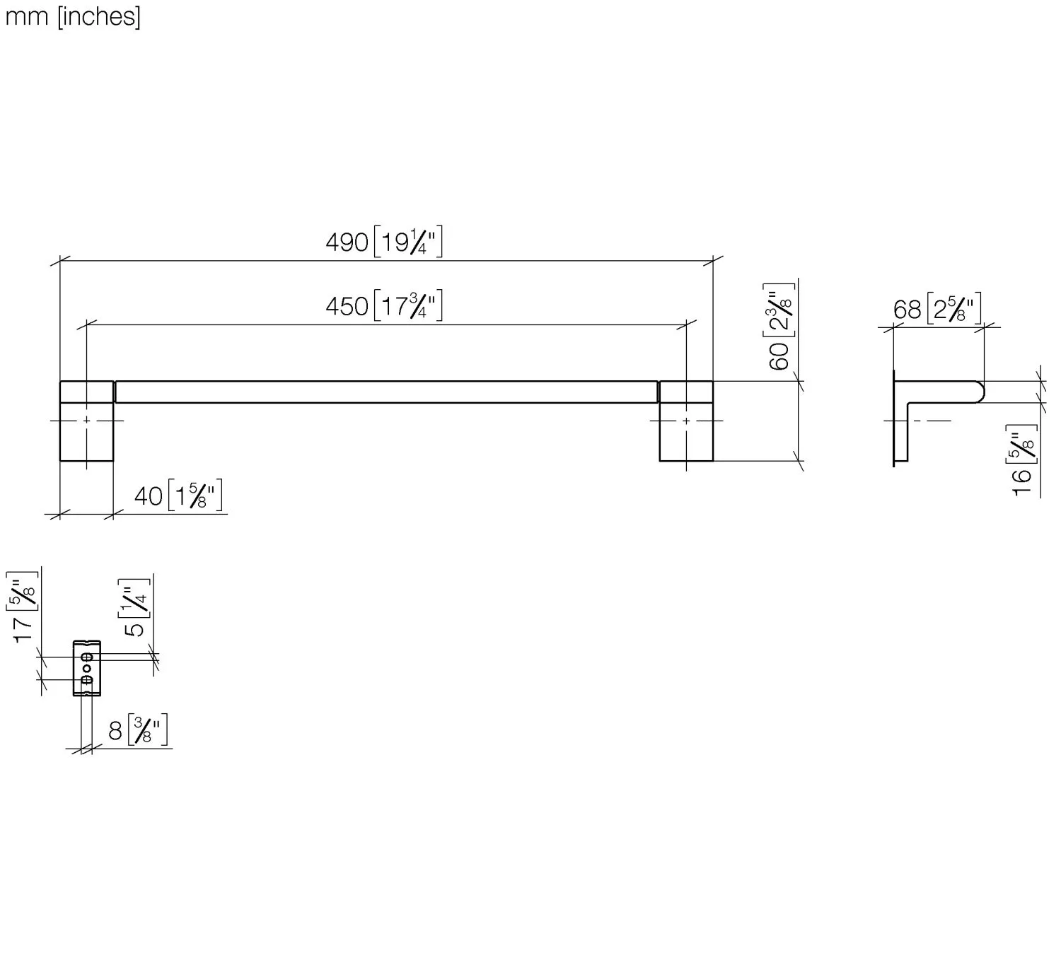 Badetuchhalter IMO Chrom 83045670 Badetuchhalter IMO Chrom 83045670