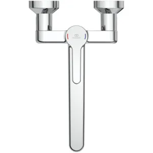 Wand-Waschtischarmatur Ceraplus 5l/min. Ausladung 250mm absp.S-Anschlüsse Chrom Wand-Waschtischarmatur Ceraplus 5l/min. Ausladung 250mm absp.S-Anschlüsse Chrom