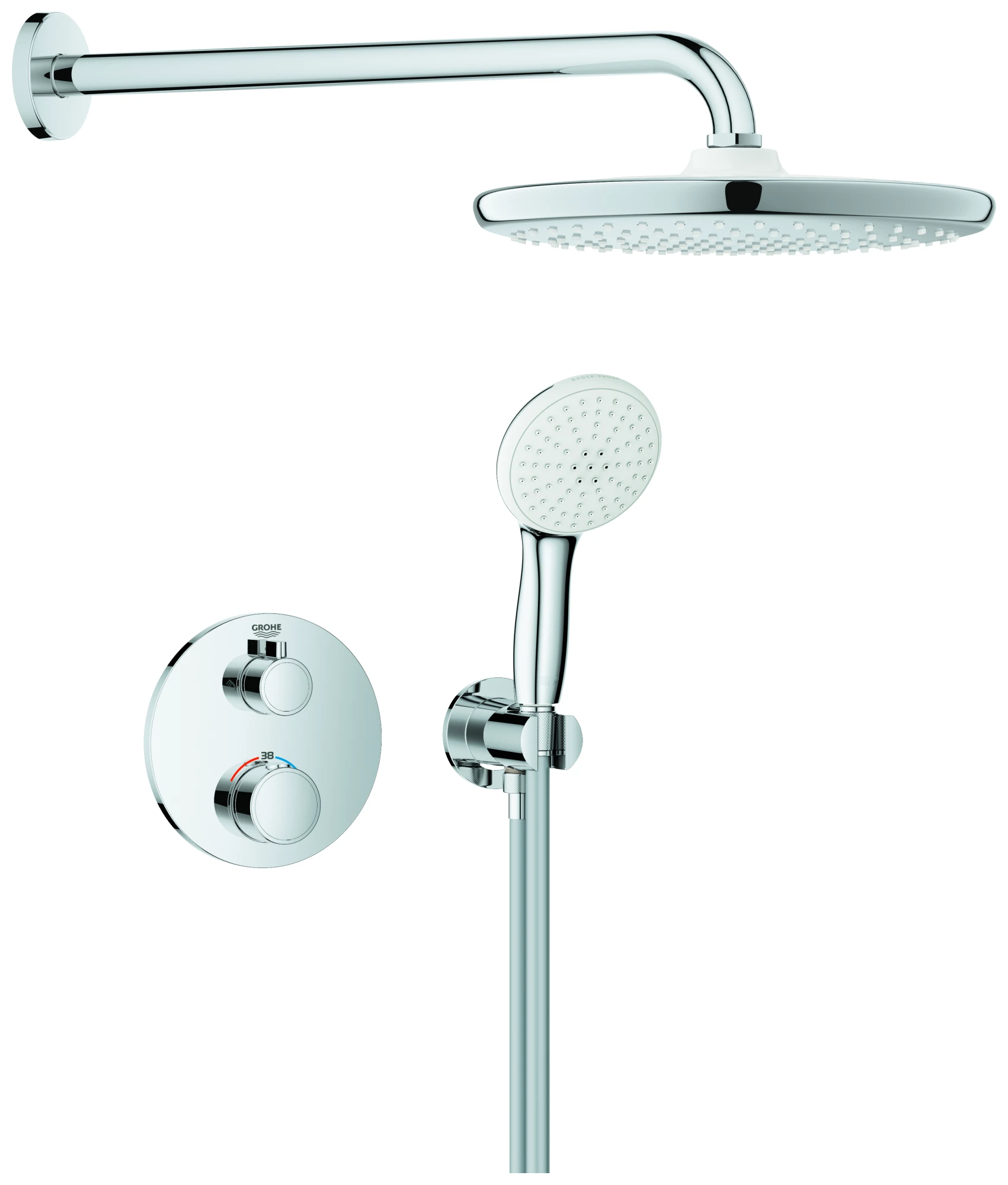 Grohe Unterputz-Armatur „Grohtherm“