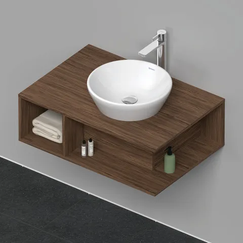 Duravit Waschtischunterschrank wandhängend „D-Neo“ 80 × 26 × 55 cm in Nussbaum Dunkel Duravit Waschtischunterschrank wandhängend „D-Neo“ 80 × 26 × 55 cm in Nussbaum Dunkel