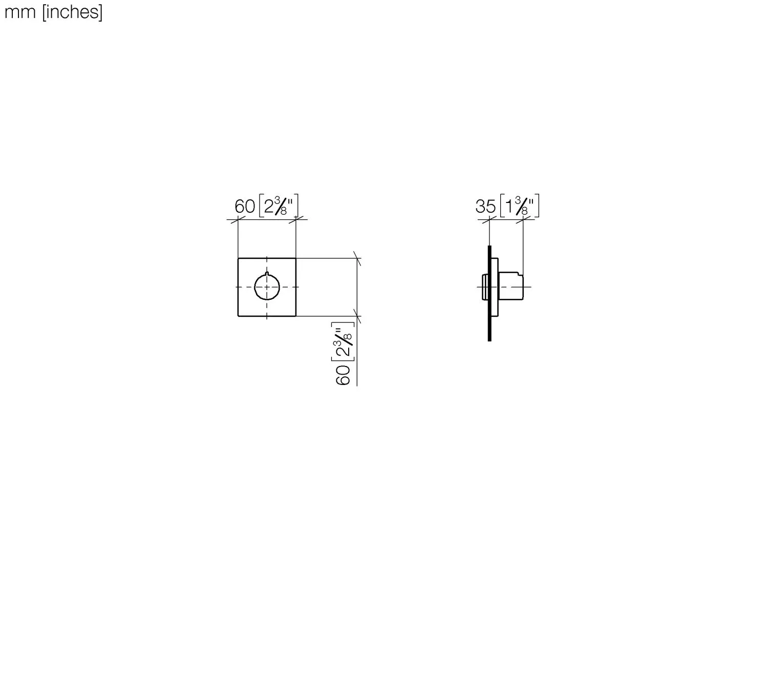 Unterputzventil linksschließend IMO Chrom 36608980 Unterputzventil linksschließend IMO Chrom 36608980