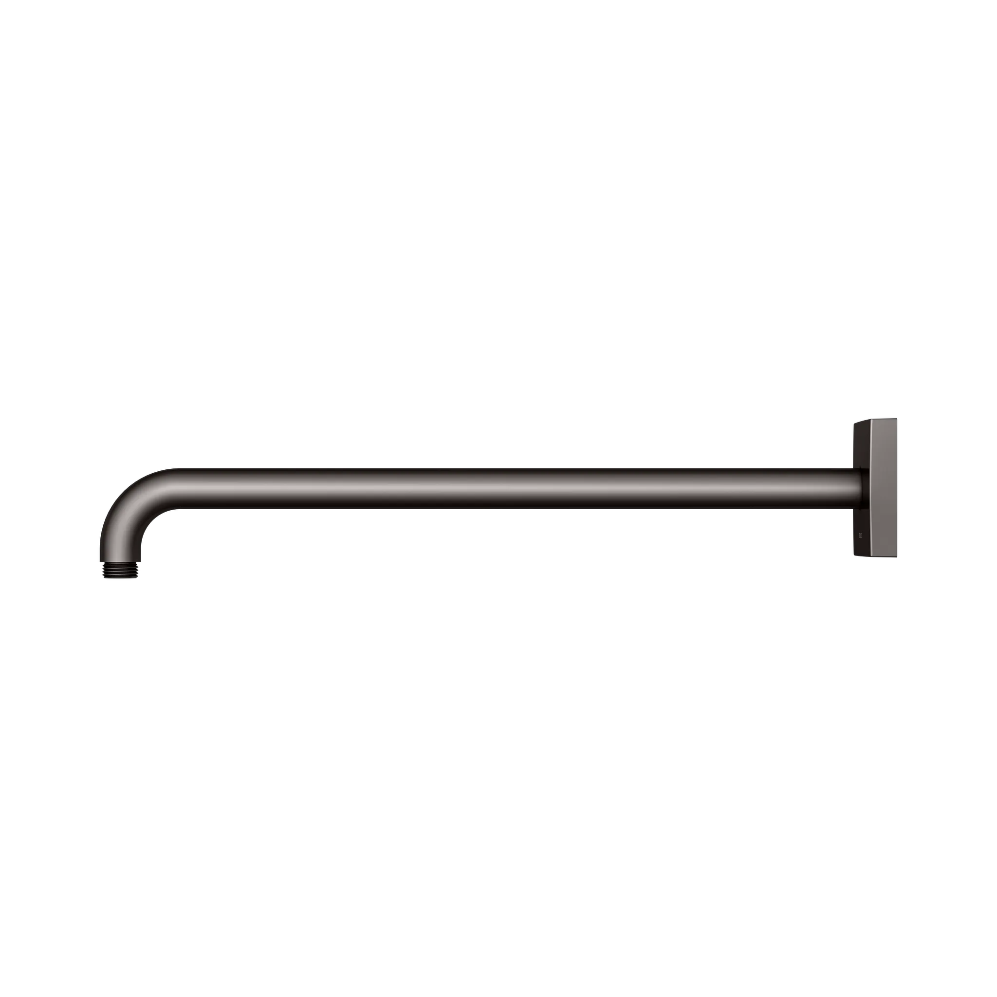 Brausen und Brausezubehör Brausearm Wandanschluss Ausladung 450 mm Titanschwarz gebürstet Brausen und Brausezubehör Brausearm Wandanschluss Ausladung 450 mm Titanschwarz gebürstet